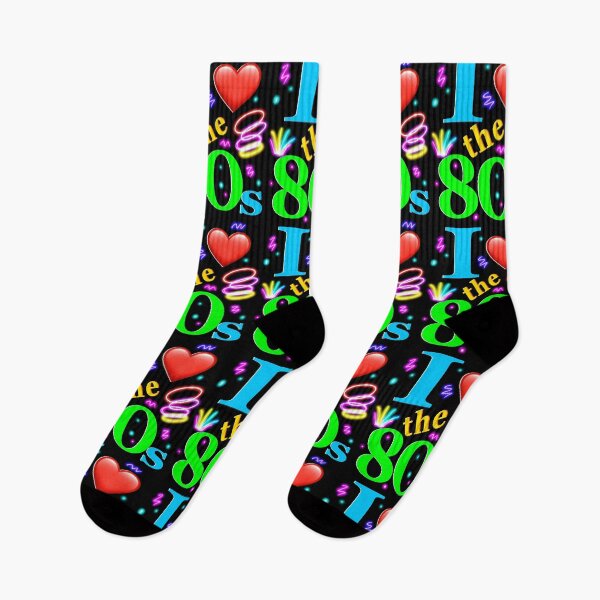 Item preview, The top 10 best 1980s night retro vintage Bright colors eighties party I love the 80s clothing for  women and men designed and sold by Artonmytee.