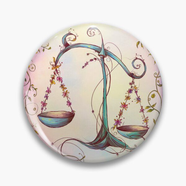 Item preview, Libra Astrology. Zodiac sign, Libra symbol, floral designed and sold by ZodiacWonders.