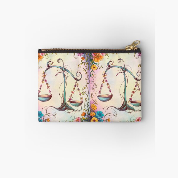 Item preview, Libra Astrology. Zodiac sign, Libra symbol, floral designed and sold by ZodiacWonders.