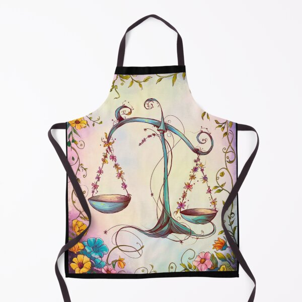 Item preview, Libra Astrology. Zodiac sign, Libra symbol, floral designed and sold by ZodiacWonders.