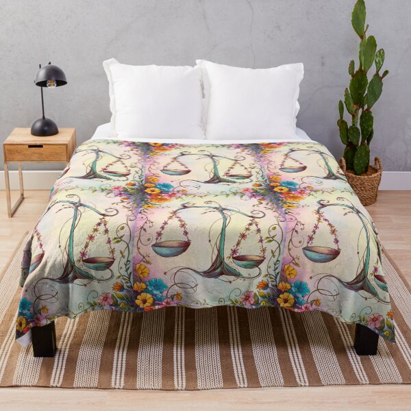 Item preview, Libra Astrology. Zodiac sign, Libra symbol, floral designed and sold by ZodiacWonders.