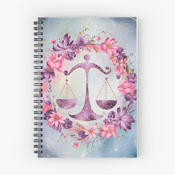 Item preview, Libra Astrology. Zodiac sign, Libra symbol, floral designed and sold by ZodiacWonders.