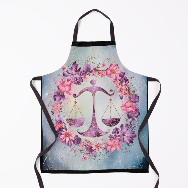 Item preview, Libra Astrology. Zodiac sign, Libra symbol, floral designed and sold by ZodiacWonders.