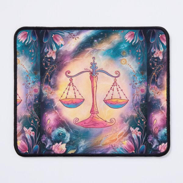 Item preview, Libra Astrology. Zodiac sign, Libra symbol, floral designed and sold by ZodiacWonders.