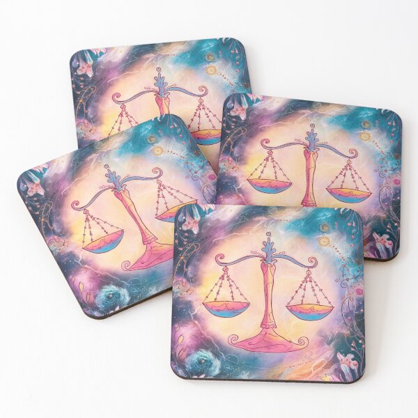 Item preview, Libra Astrology. Zodiac sign, Libra symbol, floral designed and sold by ZodiacWonders.