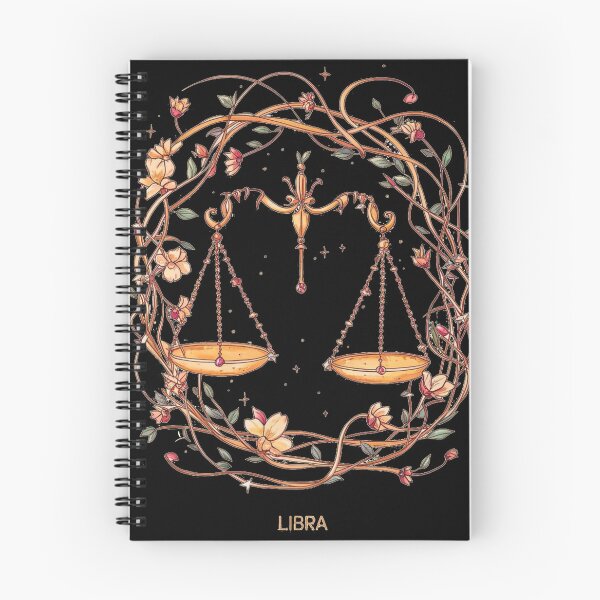 Item preview, Libra Astrology. Zodiac sign, Libra symbol, floral designed and sold by ZodiacWonders.
