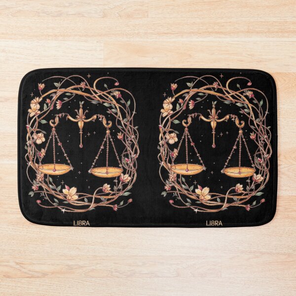 Item preview, Libra Astrology. Zodiac sign, Libra symbol, floral designed and sold by ZodiacWonders.