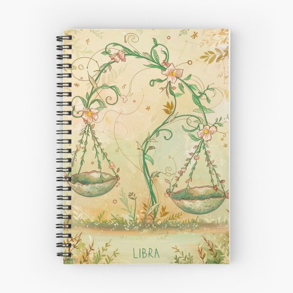 Item preview, Libra Astrology. Zodiac sign, Libra symbol, floral designed and sold by ZodiacWonders.