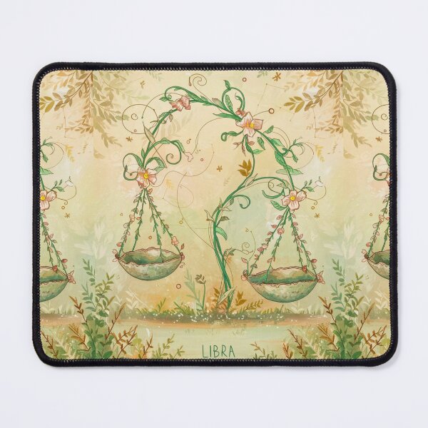 Item preview, Libra Astrology. Zodiac sign, Libra symbol, floral designed and sold by ZodiacWonders.