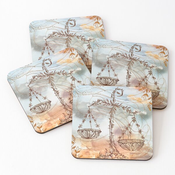 Item preview, Libra Astrology. Zodiac sign, Libra symbol, floral designed and sold by ZodiacWonders.
