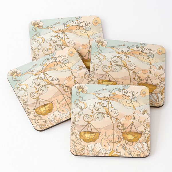Item preview, Libra Astrology. Zodiac sign, Libra symbol, floral designed and sold by ZodiacWonders.