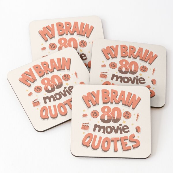 Item preview, My brain is 80% movie quotes designed and sold by Anti-Style.