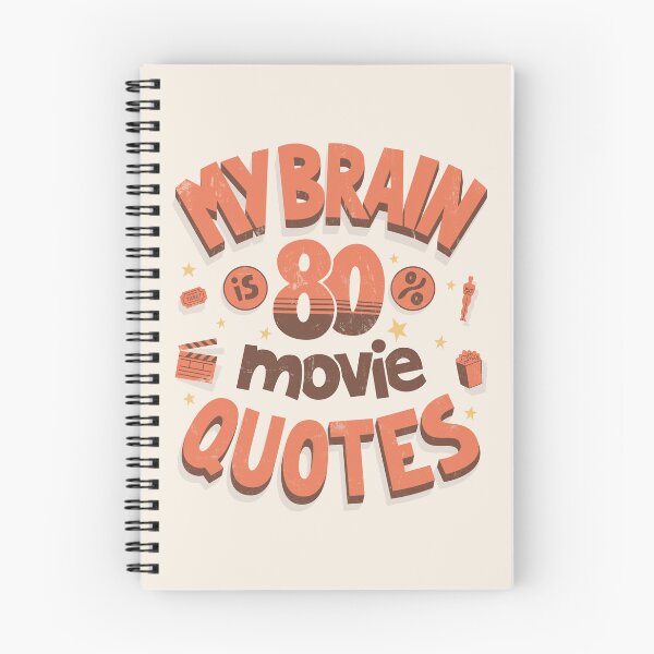 Item preview, My brain is 80% movie quotes designed and sold by Anti-Style.
