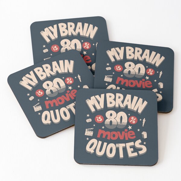 Item preview, My brain is 80% movie quotes designed and sold by Anti-Style.