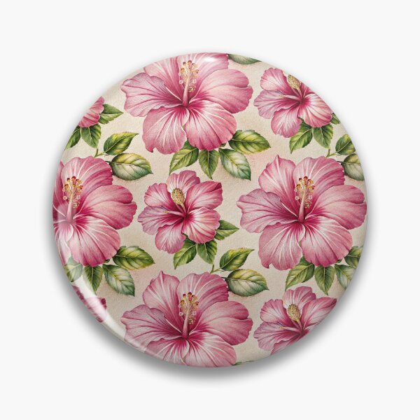 Item preview, Pink Hibiscus Flower Pattern designed and sold by Lelijo.