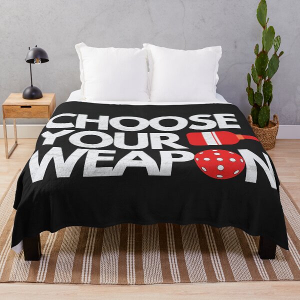Item preview, Pickleball Choose Your Weapon Simple Text  designed and sold by HowToCanadian.