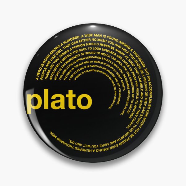 Item preview,  Plato famous quotes poster [gold] designed and sold by CMYKStudio.