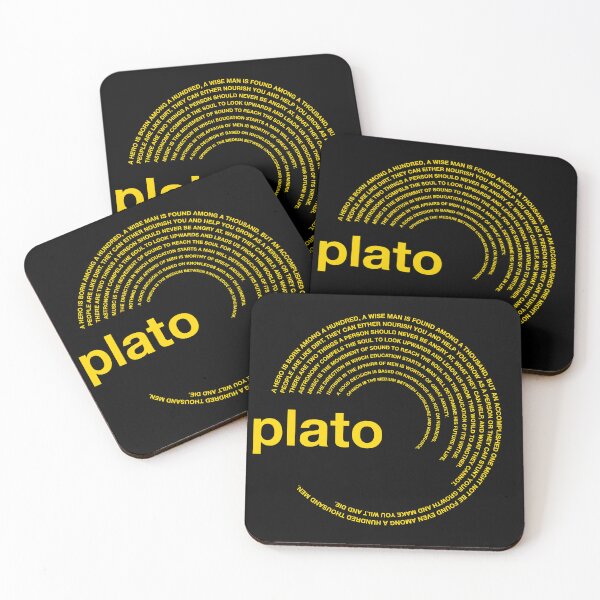 Item preview,  Plato famous quotes poster [gold] designed and sold by CMYKStudio.