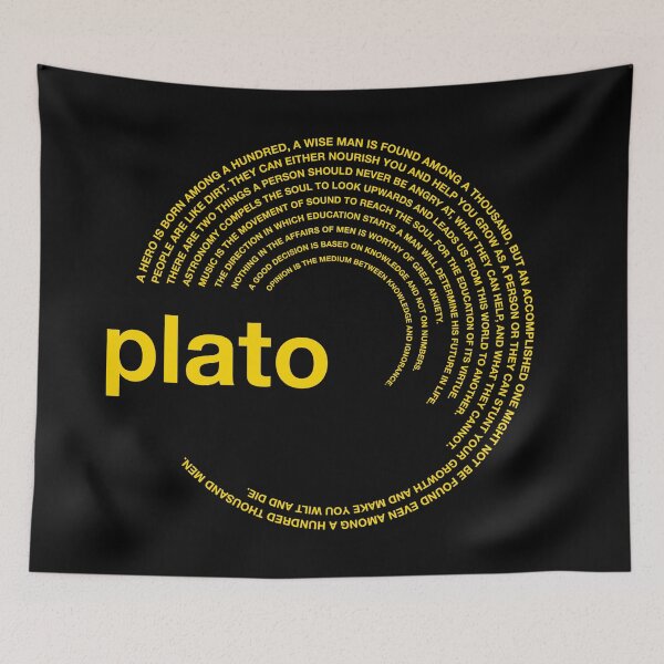 Item preview,  Plato famous quotes poster [gold] designed and sold by CMYKStudio.