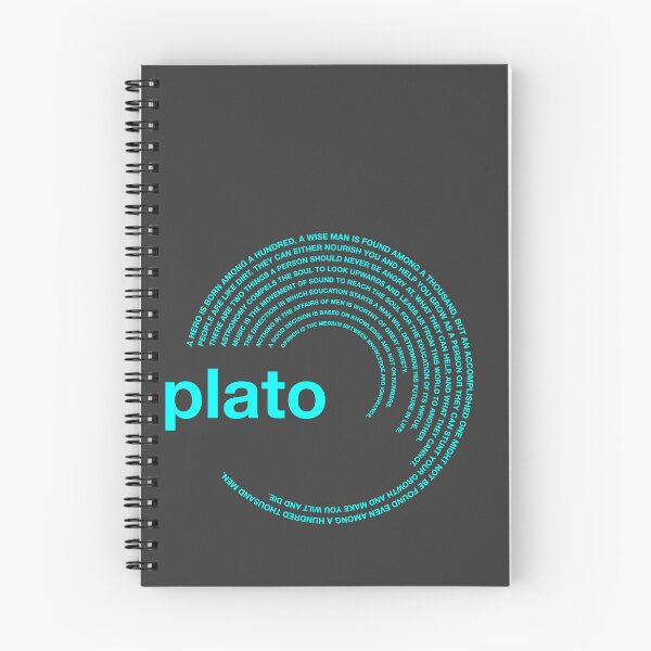 Item preview,  Plato famous quotes poster [aqua] designed and sold by CMYKStudio.