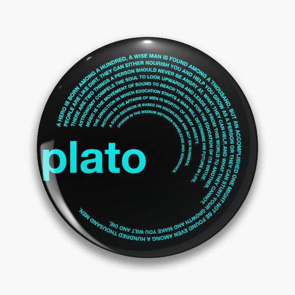 Item preview,  Plato famous quotes poster [aqua] designed and sold by CMYKStudio.