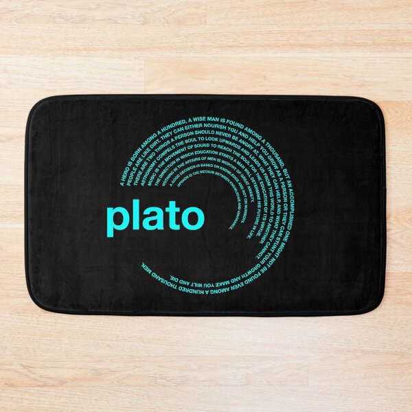 Item preview,  Plato famous quotes poster [aqua] designed and sold by CMYKStudio.