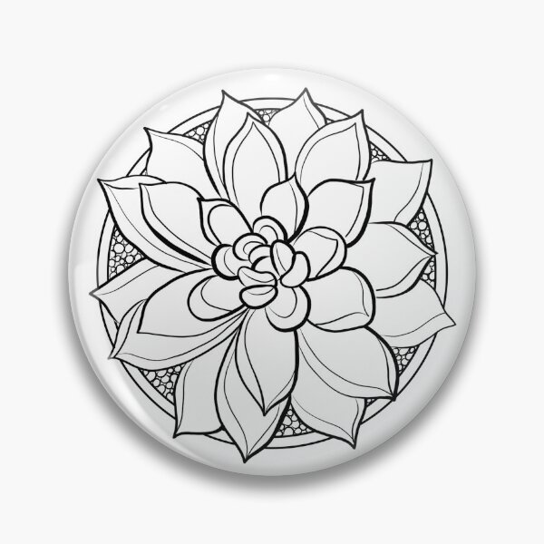 Item preview, Succulent in coloring pot 3 designed and sold by Azyrielle.
