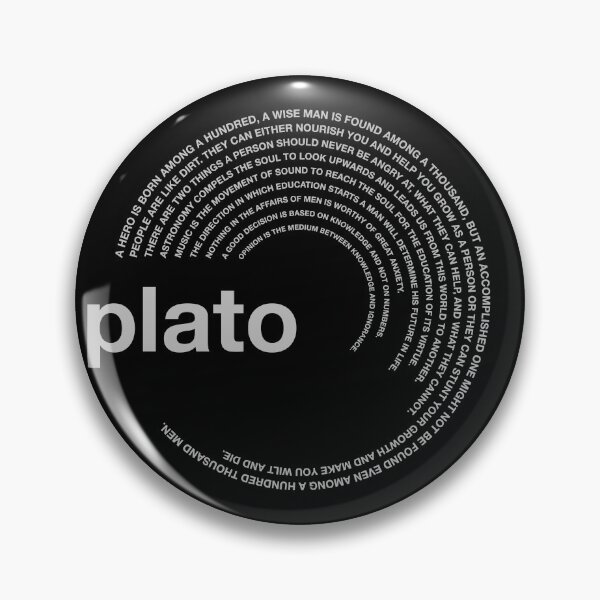 Item preview,  Plato famous quotes poster [silver] designed and sold by CMYKStudio.
