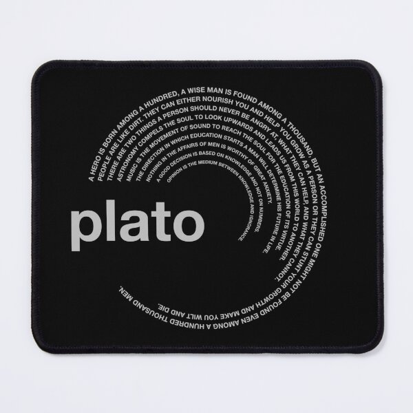 Item preview,  Plato famous quotes poster [silver] designed and sold by CMYKStudio.