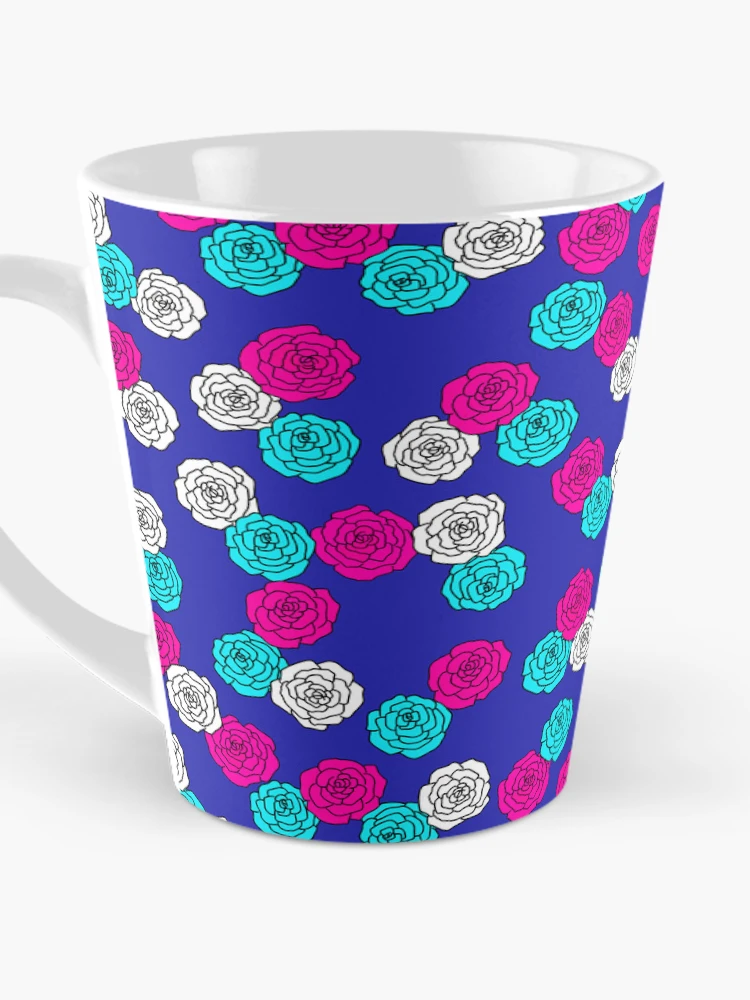 Thumbnail 3 of 4, Coffee Mug, Pop Roses Pattern designed and sold by cafelab.