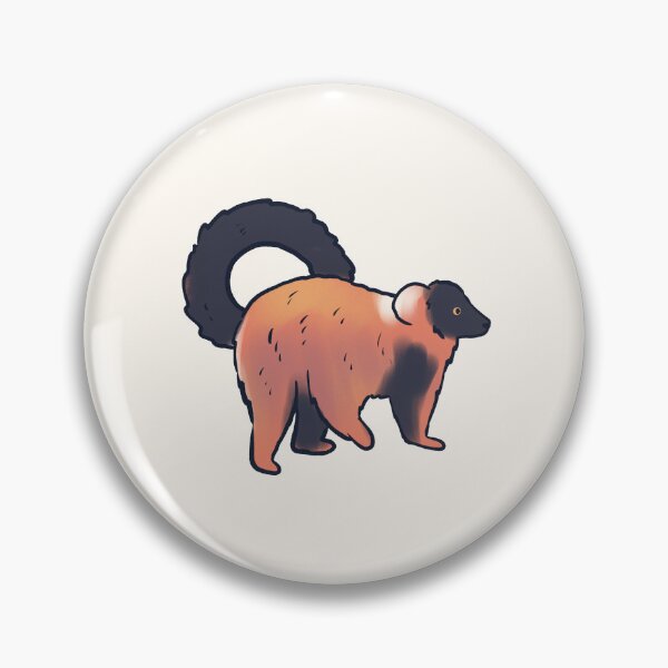 Item preview, red ruffed lemur illustration  designed and sold by Mayarart.