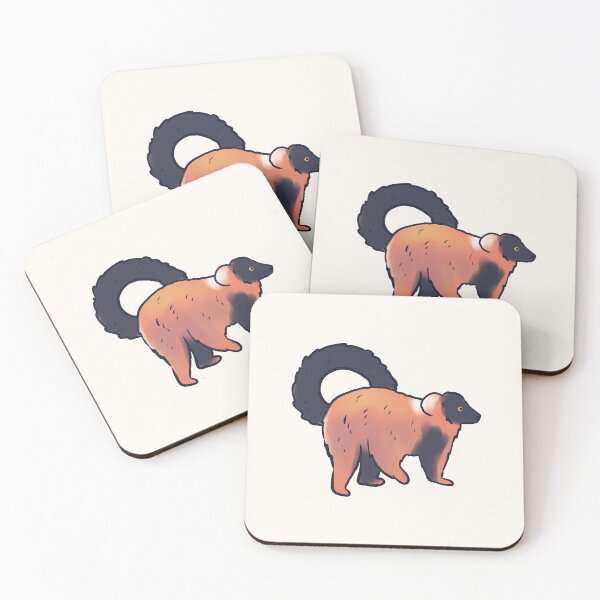 Item preview, red ruffed lemur illustration  designed and sold by Mayarart.