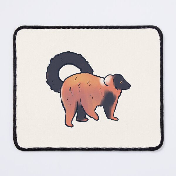 Item preview, red ruffed lemur illustration designed and sold by Mayarart.