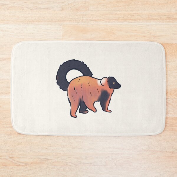 Item preview, red ruffed lemur illustration  designed and sold by Mayarart.