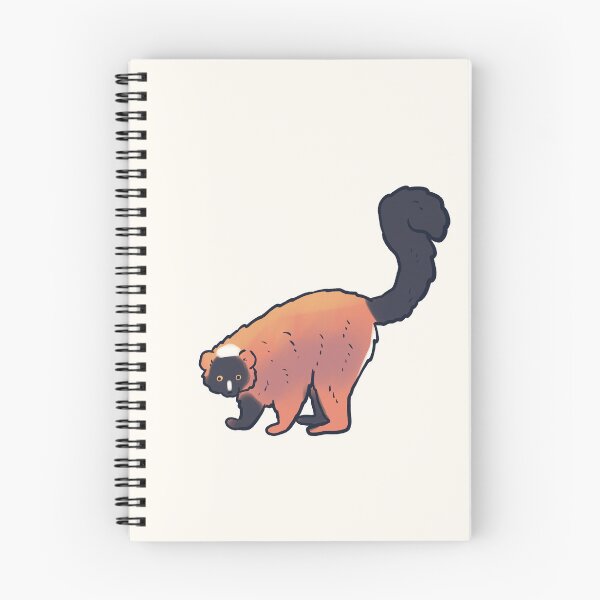 Item preview, red ruffed lemur art  designed and sold by Mayarart.