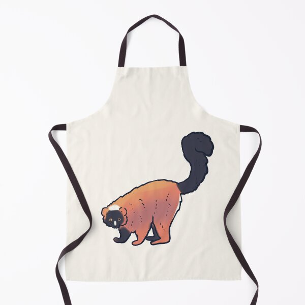 Item preview, red ruffed lemur art designed and sold by Mayarart.