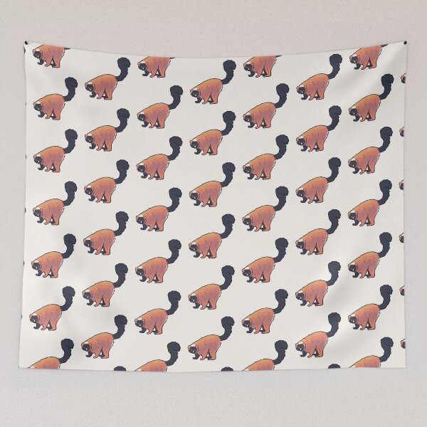 Item preview, red ruffed lemur art  designed and sold by Mayarart.