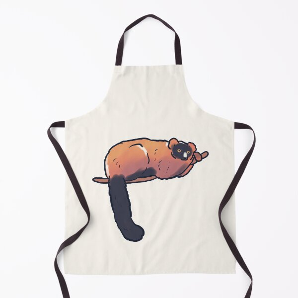 Item preview, Cartoon red ruffed lemur designed and sold by Mayarart.