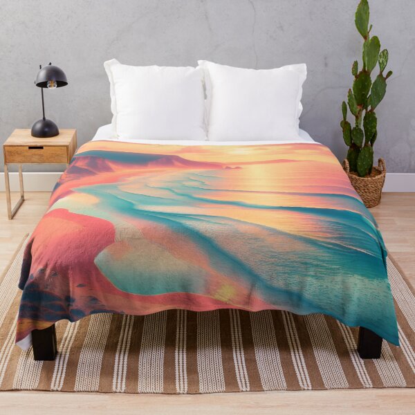 Item preview, Art image of a beach sunset designed and sold by cmphotographs.