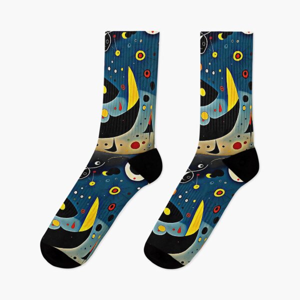 Item preview, Miró Inspired Abstract Surrealist Art  designed and sold by Sizani.