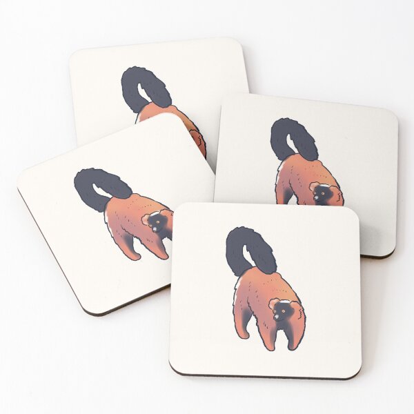 Item preview, red ruffed lemur art designed and sold by Mayarart.