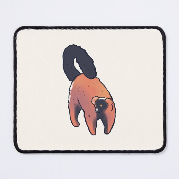 Item preview, red ruffed lemur art designed and sold by Mayarart.