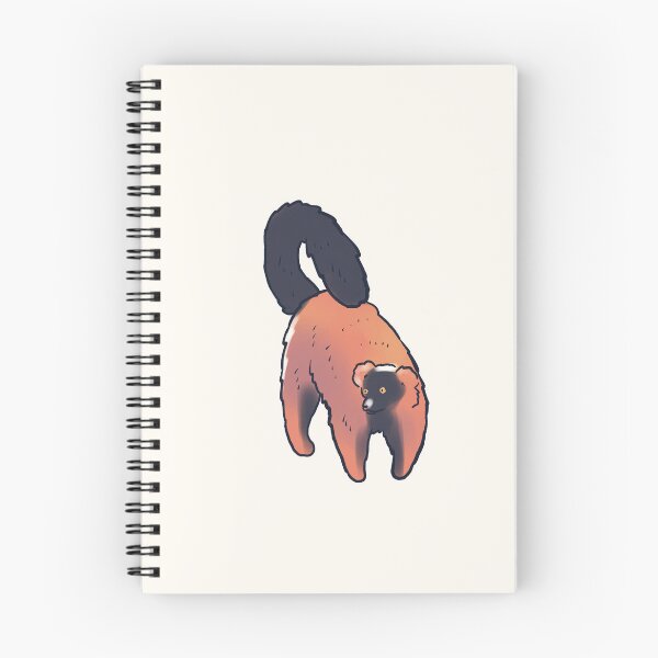 Item preview, red ruffed lemur art designed and sold by Mayarart.