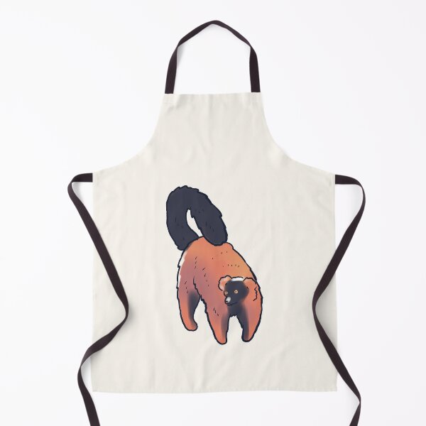 Item preview, red ruffed lemur art designed and sold by Mayarart.