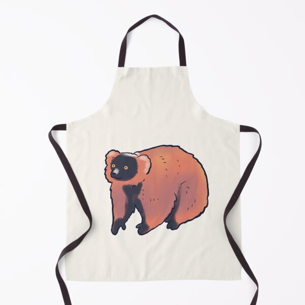 Item preview, red ruffed lemur art designed and sold by Mayarart.
