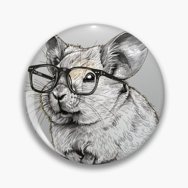 Item preview, Scholarly Tidbits - Whimsical Pika Scholar Illustration designed and sold by ElegantQuirk.