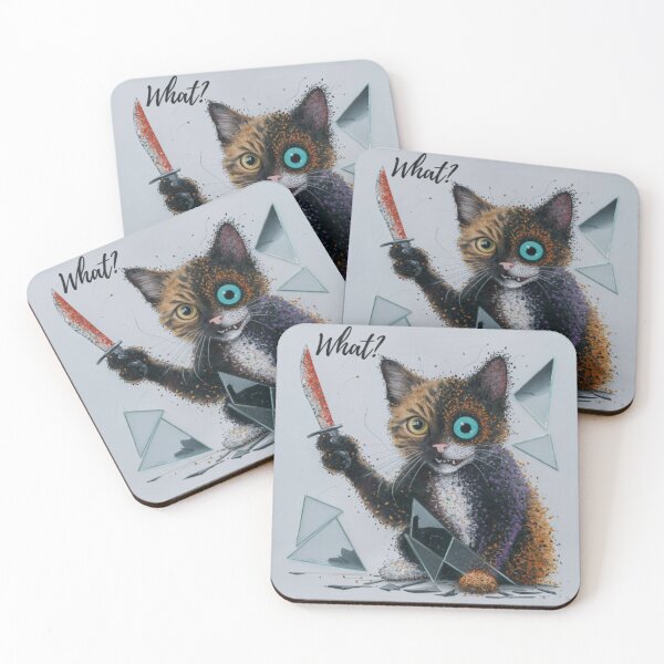 Item preview, Whiskered Mischief: Knife Edition designed and sold by PurpleMoss.