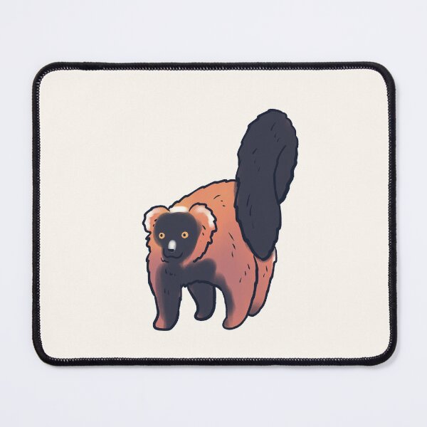 Item preview, red ruffed lemur art designed and sold by Mayarart.