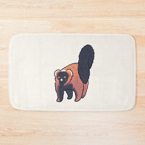 Item preview, red ruffed lemur art designed and sold by Mayarart.