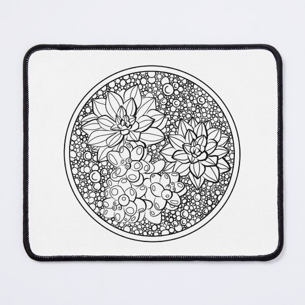 Item preview, Succulent in coloring pot 6 designed and sold by Azyrielle.